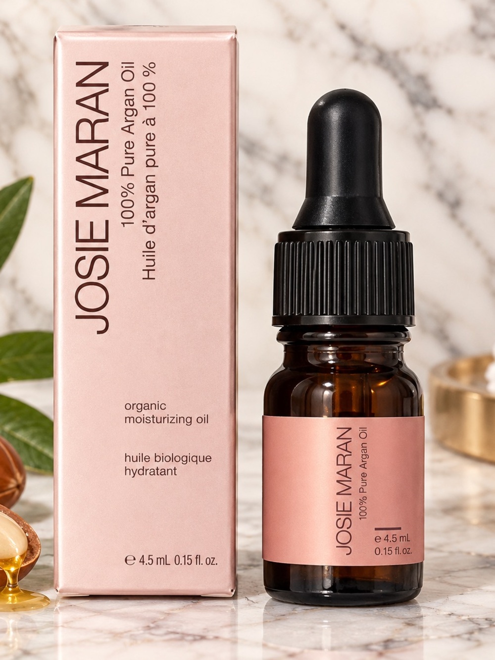 Josie Maran 100% Pure Argan Oil 4.5mL Organic Moisturizing Face & Body Oil